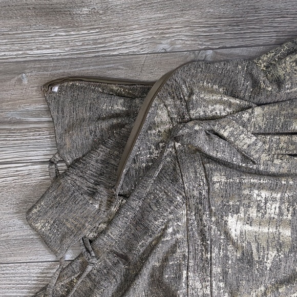 MINKPINK Metallic Gold Romper XS - Picture 3 of 5